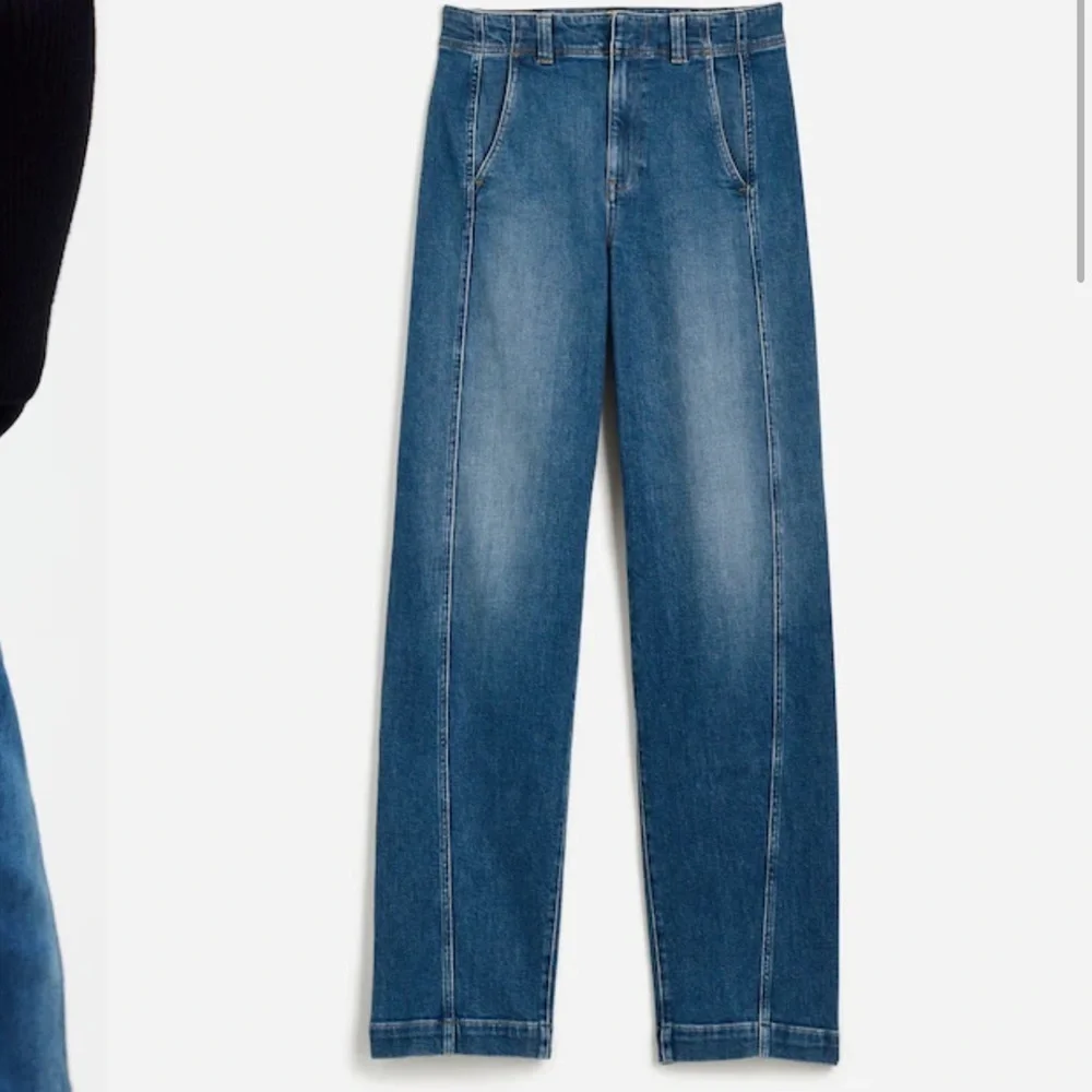 Madewell High-Waist Jeans Tapered Denim Trousers nwt 29 barrel style